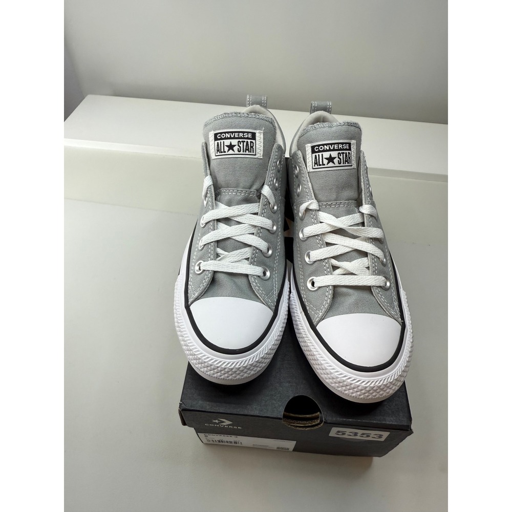 Converse All Star Madison Ox Ash Stone Grey Sneakers A01690F Womens 8 NEW - Picture 2 of 7